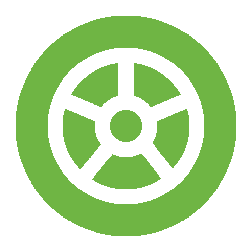 green tyre