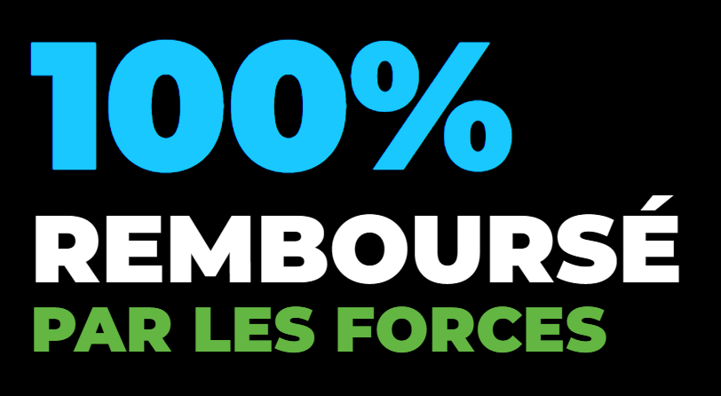 100 remboursé par les forces